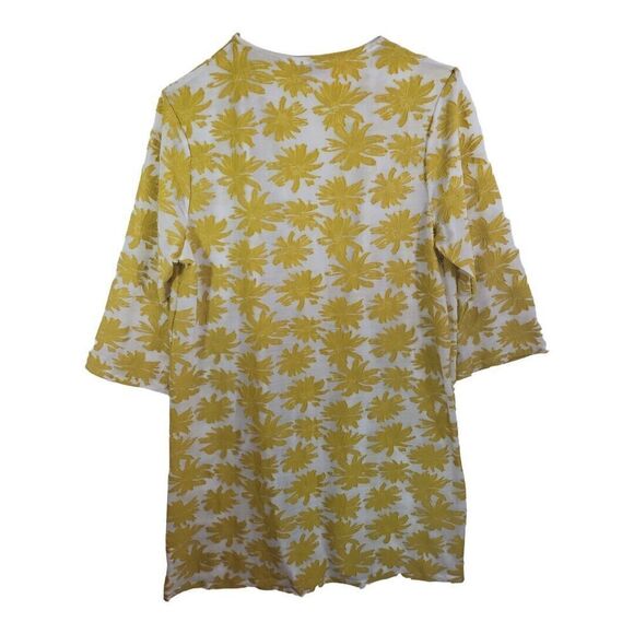 Lavish Bathing Suit  Cover Up Duster Jacket Sheer Floral Size M - Picture 5 of 7